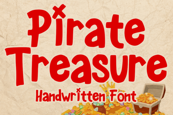 Pirate Treasure Display Font By MVMET