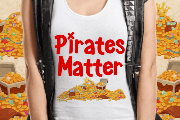 Pirate Treasure Font PNG with transparent background - Preview 2