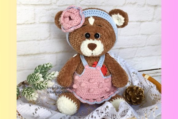 Plush Bear Brownie in Outfit