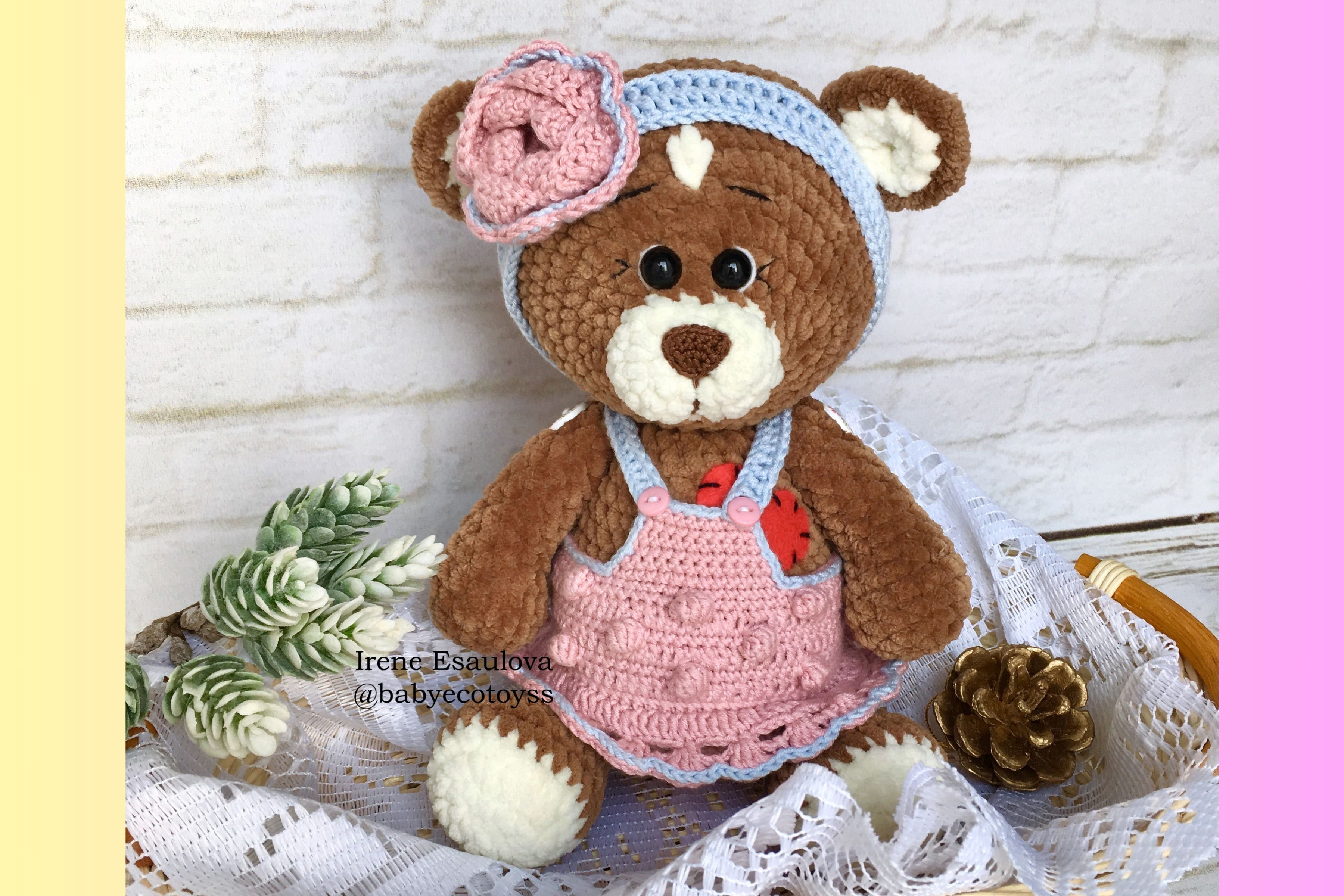 Plush Bear Brownie in Outfit