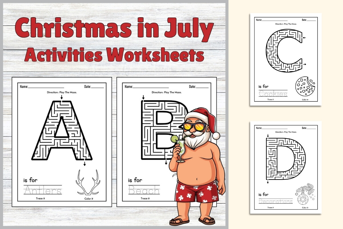 PreK Christmas in July Beginning Sound