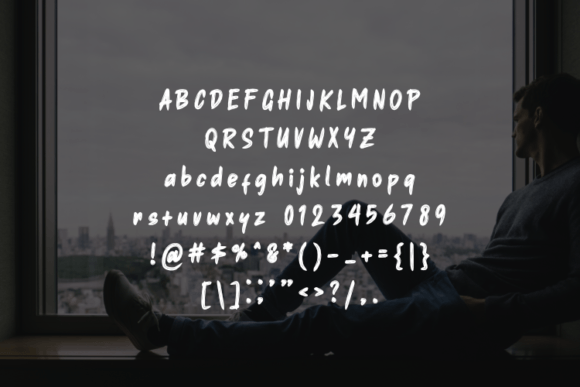 Rangga Font PNG with transparent background - Preview 1