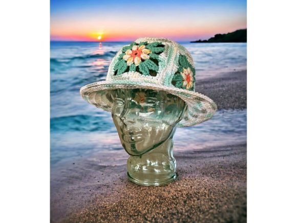 Sunny Days Crochet Flower Hat