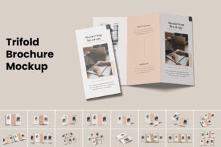 A4 Trifold Brochure Mockup Bundles Graphic by graphicaesthetic ...