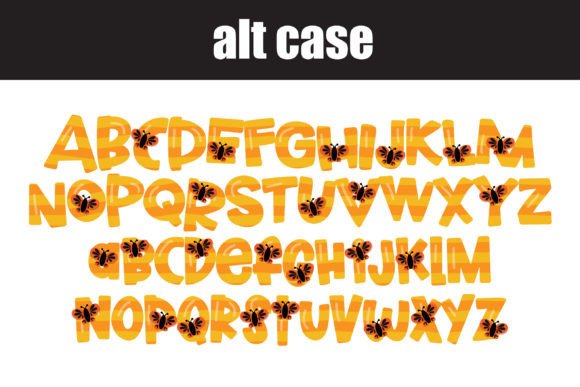 Butterflyabet Warm Font - Preview 1