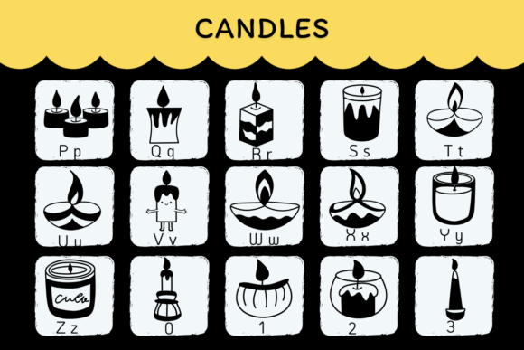 Candles Font - Preview 2