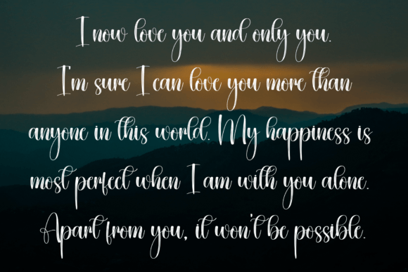 Christmas Calligraph Font - Preview 5