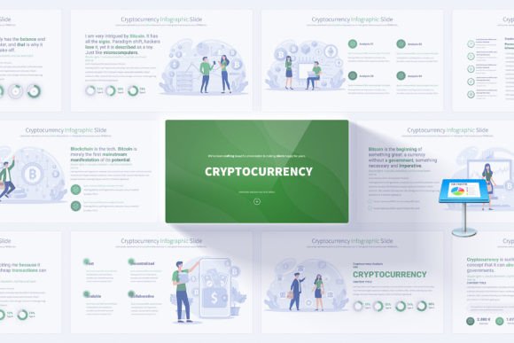 Cryptocurrency Keynote Infographics