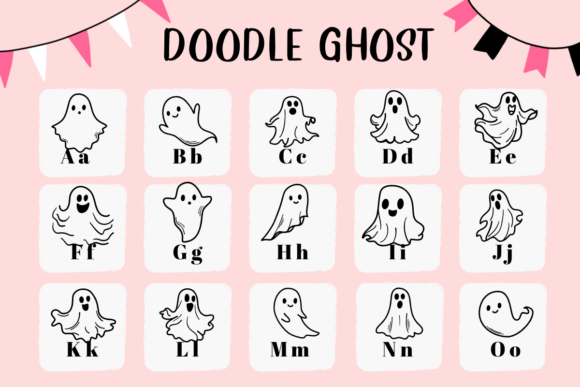 Doodle Ghost Font - Preview 1