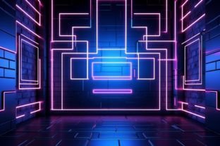 Electric colors Neon background