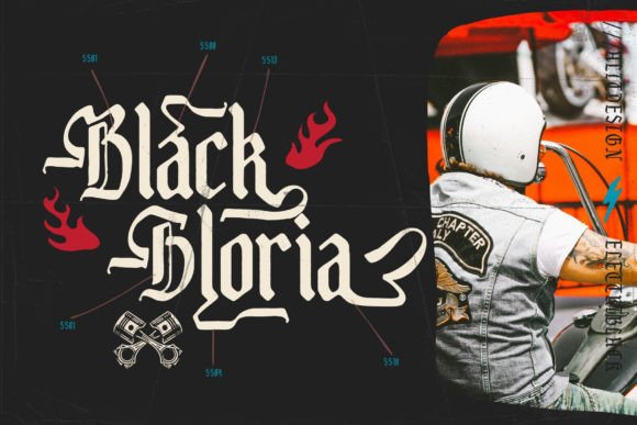 Electro Black Font - Preview 4