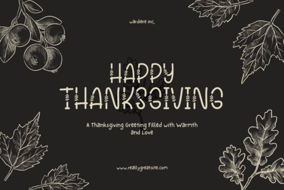 First Day of Fall Font - Preview 2