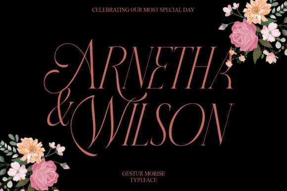 Gesture Morise Font - Preview 3