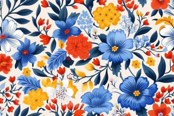 Graphic Floral decor Texture design