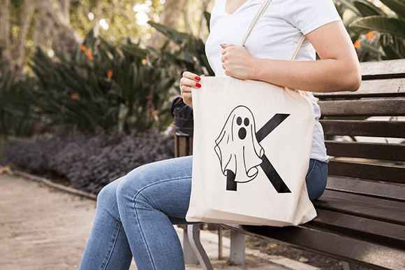 Hello Ghost Monogram Font PNG with transparent background - Preview 4
