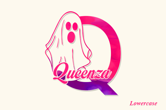 Hello Ghost Monogram Font PNG with transparent background - Preview 6