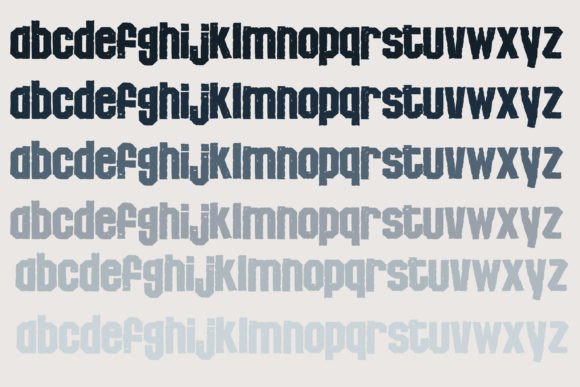 Jerky Font PNG with transparent background - Preview 4