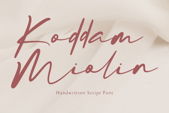 Koddam Miolin Font font preview - 6