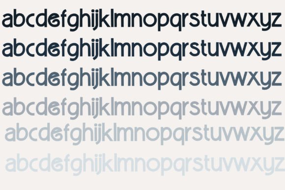Laundry Sans Font PNG with transparent background - Preview 4