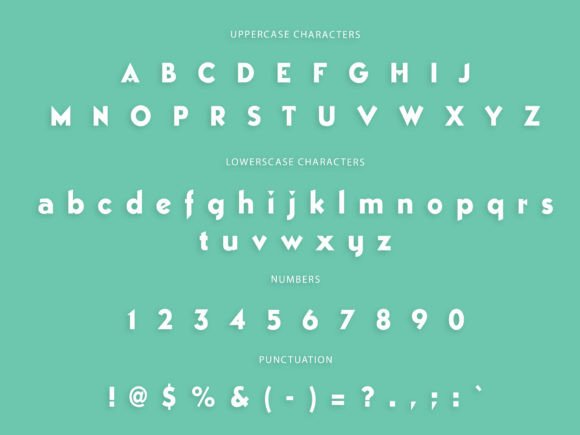 Modertica Font PNG with transparent background - Preview 3