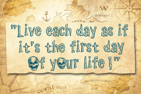 Old Skull 2.0 Font PNG with transparent background - Preview 2