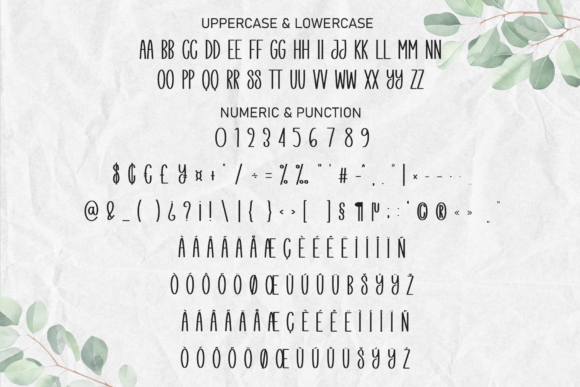 Paper Design Font PNG with transparent background - Preview 6