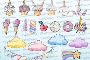 Rainbow Unicorn Clipart | Unicorn PNG Graphic by regalcreds · Creative ...
