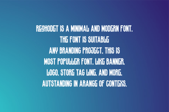 Reqhodet Font PNG with transparent background - Preview 3