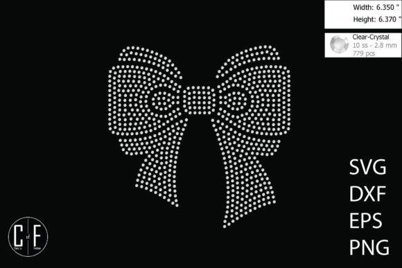 Ribbon Rhinestone Template