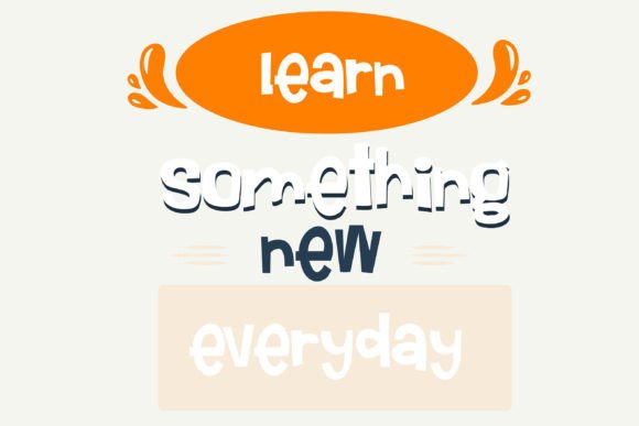 Right Side Up Font PNG with transparent background - Preview 6