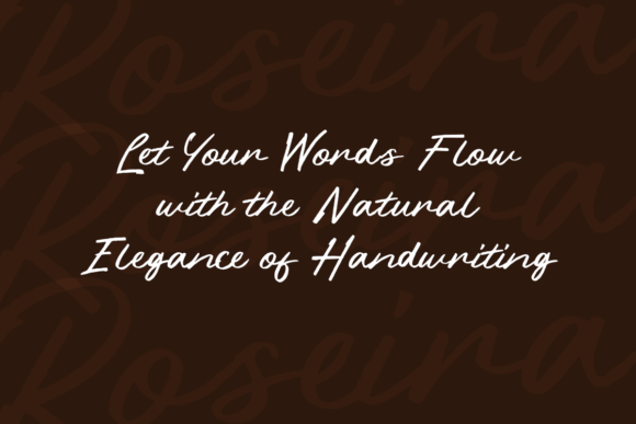Roseira Font PNG with transparent background - Preview 2