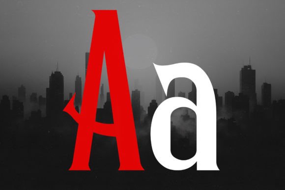 Shadow Noir Font PNG with transparent background - Preview 3