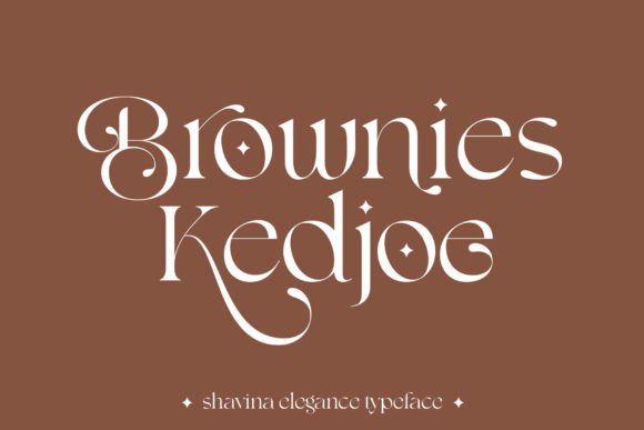 Shavina Elegance Font PNG with transparent background - Preview 2