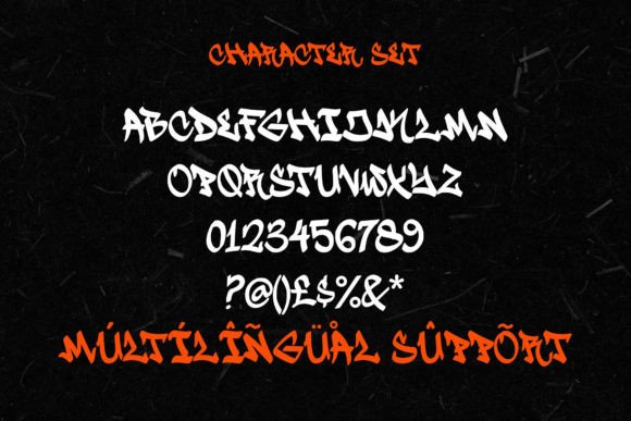 Skywof Font PNG with transparent background - Preview 1