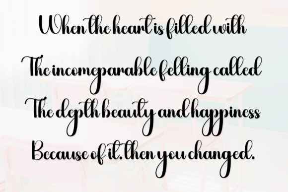 Smile School Font PNG with transparent background - Preview 5