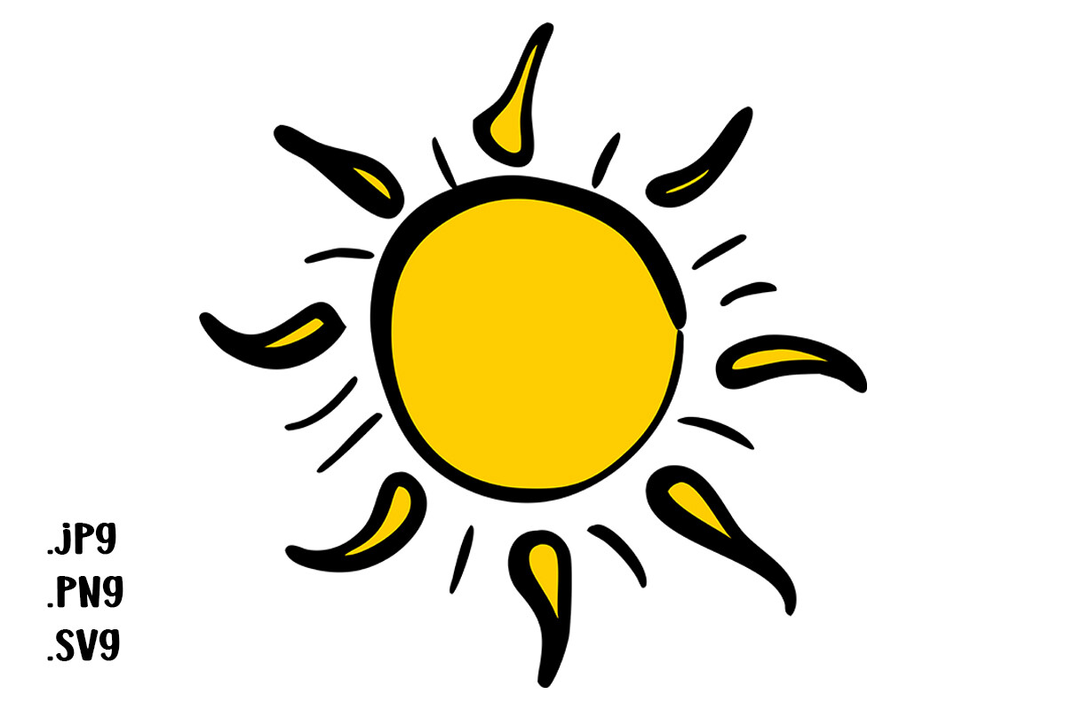 Sun Graphic by Joanna Redesiuk · Creative Fabrica
