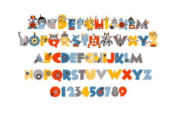 Alpha-bot Font - Preview 1