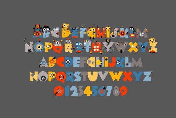 Alpha-bot Font - Preview 2