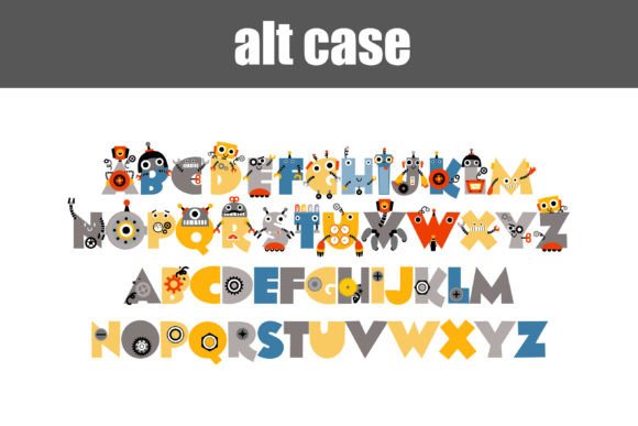 Alpha-bot Font - Preview 6