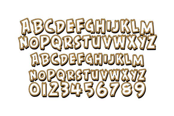 Angry Slingshots Font PNG with transparent background - Preview 1