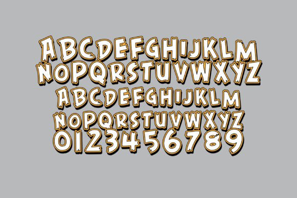 Angry Slingshots Font PNG with transparent background - Preview 2