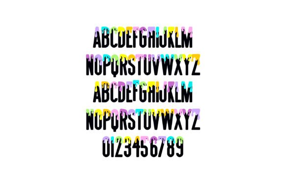 Art Party Neon Font - Preview 1