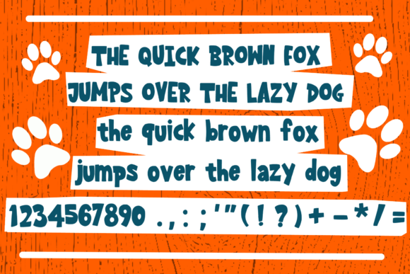 Barking Doggy Font - Preview 3