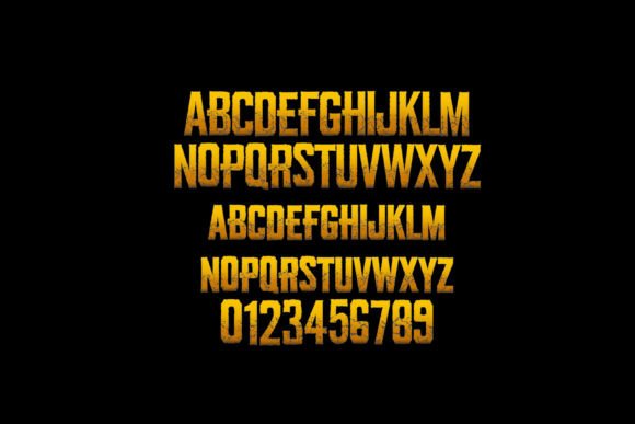 Battlefield Font - Preview 2