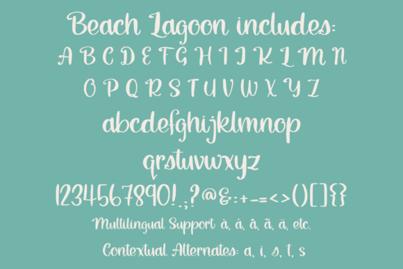 Beach Lagoon Font - Preview 3