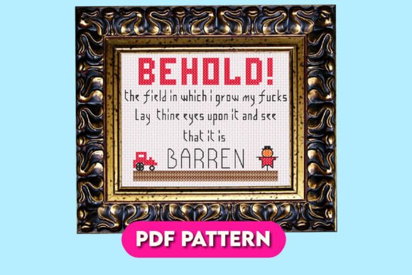 Behold the Field Cross Stitch Pdf