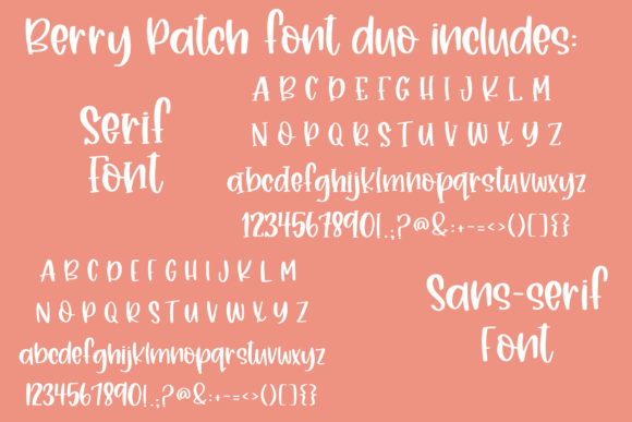 Berry Patch Font - Preview 1