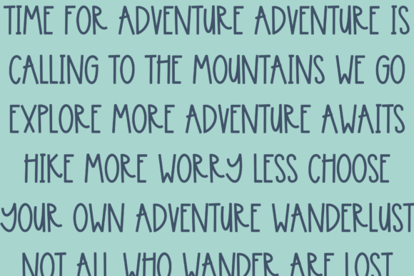Big Adventure Font - Preview 5