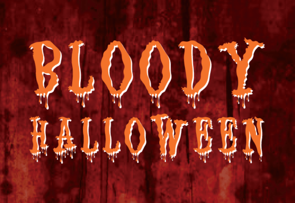 Bloody Halloween Font - Preview 1