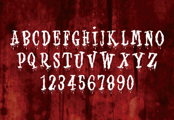 Bloody Halloween Font - Preview 2